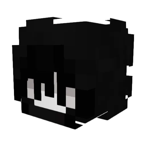 SVOman Minecraft avatar head, 3D render