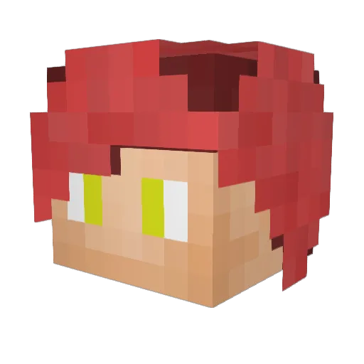 SV_KT Minecraft avatar head, 3D render
