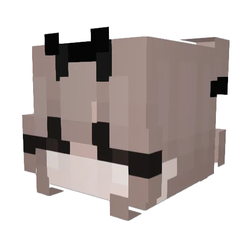SWANGYUE Minecraft avatar head, 3D render
