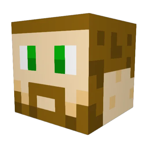 SWATSON_ Minecraft avatar head, 3D render