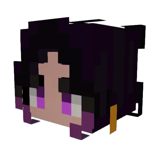 SWEATERS1 Minecraft avatar head, 3D render