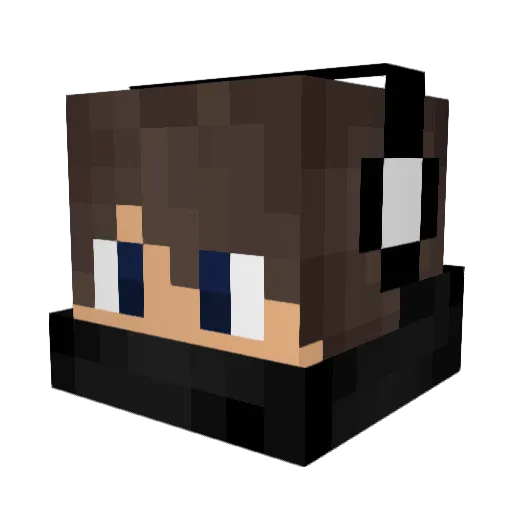 SWG_Swift Minecraft avatar head, 3D render