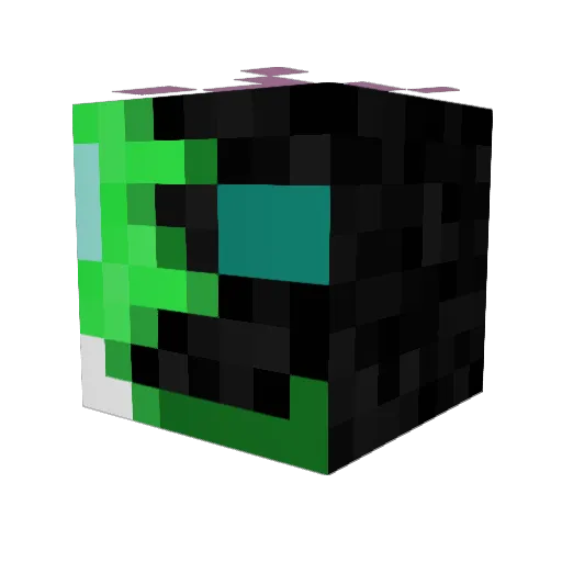 SWIPEEEEE Minecraft avatar head, 3D render