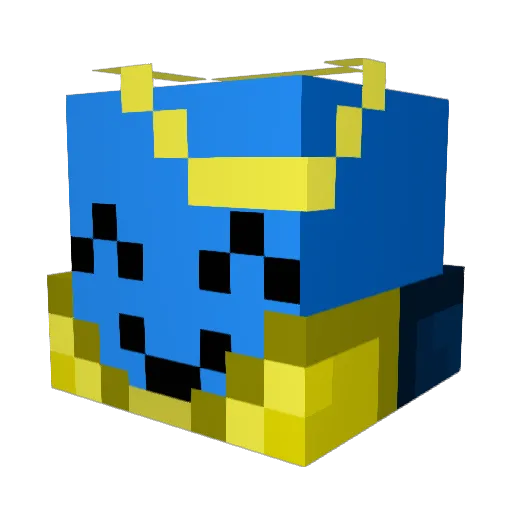 SWITCH__MC Minecraft avatar head, 3D render