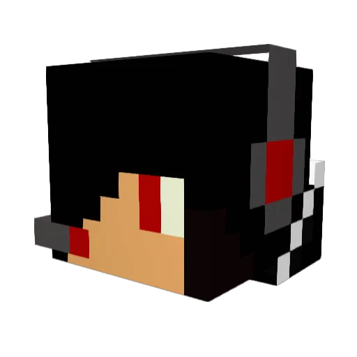 SWOTOR96 Minecraft avatar head, 3D render