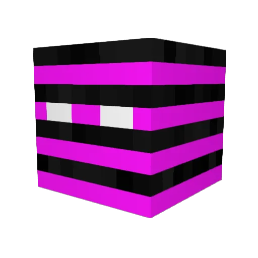 SWUAAZFLOW Minecraft avatar head, 3D render