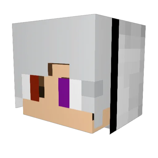 SWZ4 Minecraft avatar head, 3D render