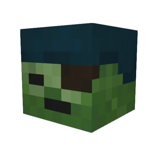 SWabbieLad Minecraft avatar head, 3D render
