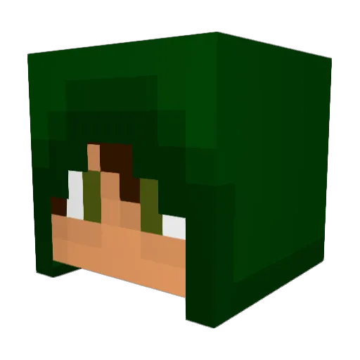 SXEJaeger Minecraft avatar head, 3D render