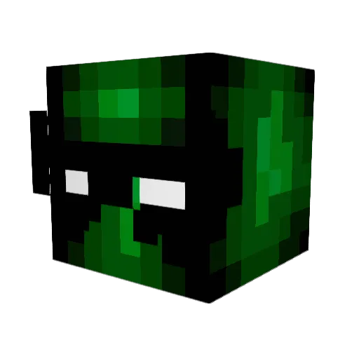 SXEMAAA Minecraft avatar head, 3D render