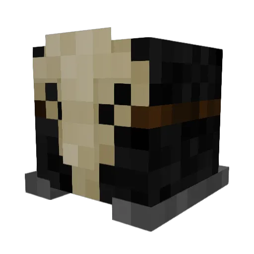 SXIOO Minecraft avatar head, 3D render