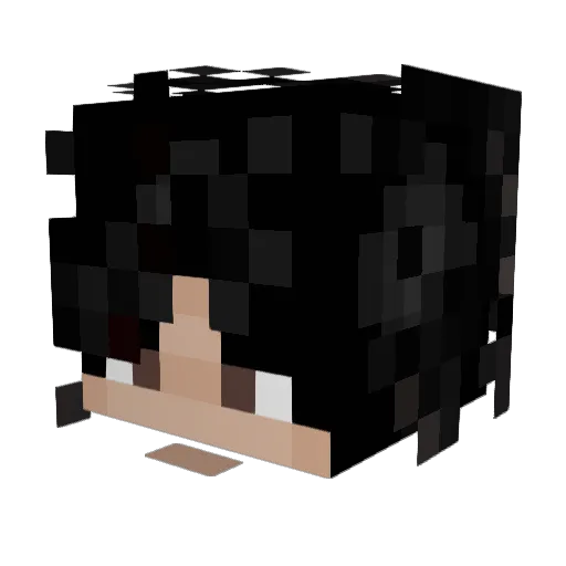 SXKenzo Minecraft avatar head, 3D render
