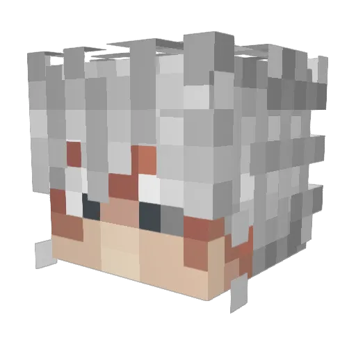 SXLow999 Minecraft avatar head, 3D render