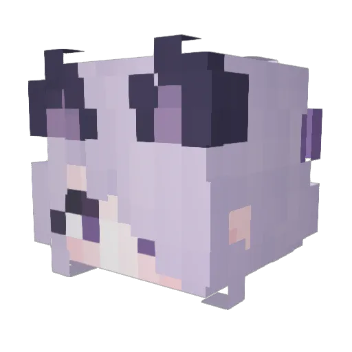 SYARIN03 Minecraft avatar head, 3D render