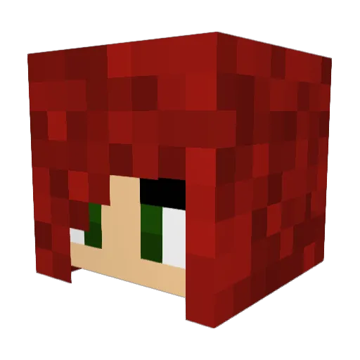 SYDDRAGONBORN Minecraft avatar head, 3D render