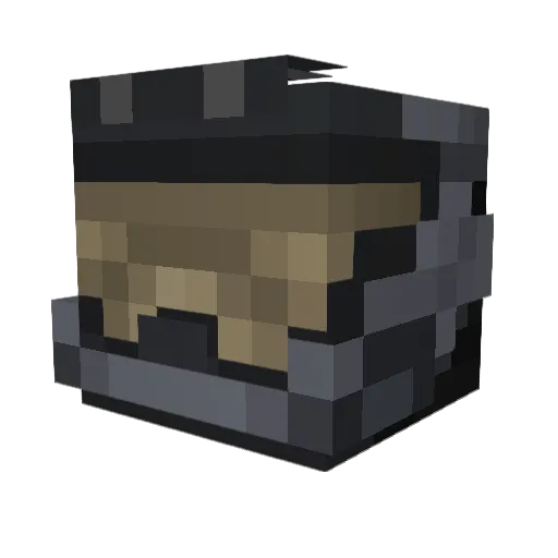 SYKSSZN Minecraft avatar head, 3D render