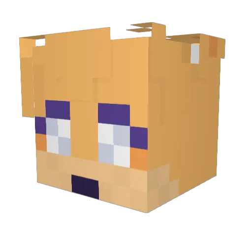 Minecraft-Avatar von SYNTAX_XD: Kopf als 3D-Render