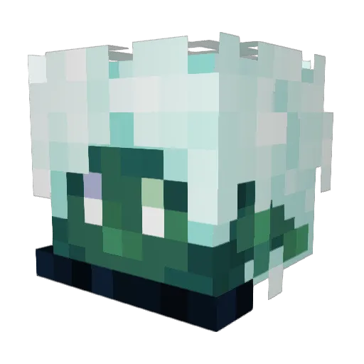 SYNTXE Minecraft avatar head, 3D render
