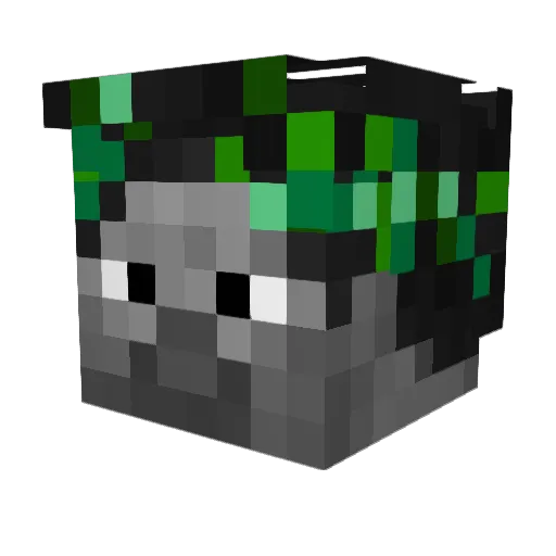 SYSL_Logic Minecraft avatar head, 3D render