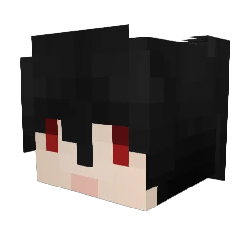 SY_xing Minecraft avatar head, 3D render
