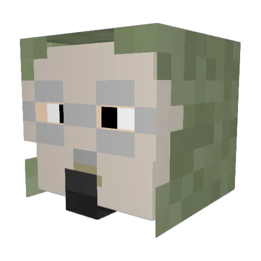 SZBO2011 Minecraft avatar head, 3D render