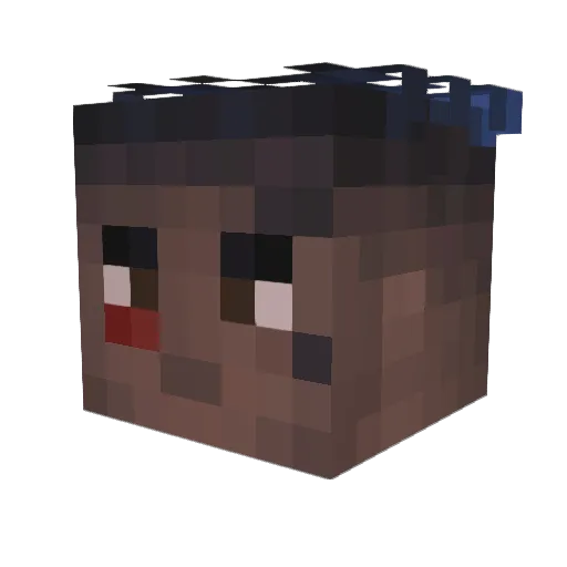 SZCZEPAN9 Minecraft avatar head, 3D render