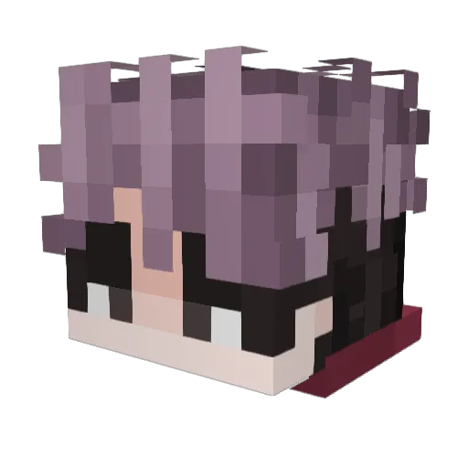 SZEBUSZ Minecraft avatar head, 3D render