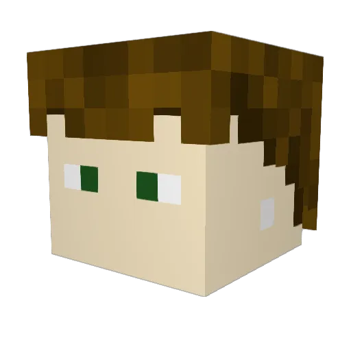SZIENCE1O1 Minecraft avatar head, 3D render