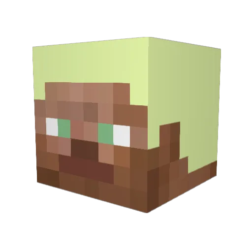 SZIK98 Minecraft avatar head, 3D render