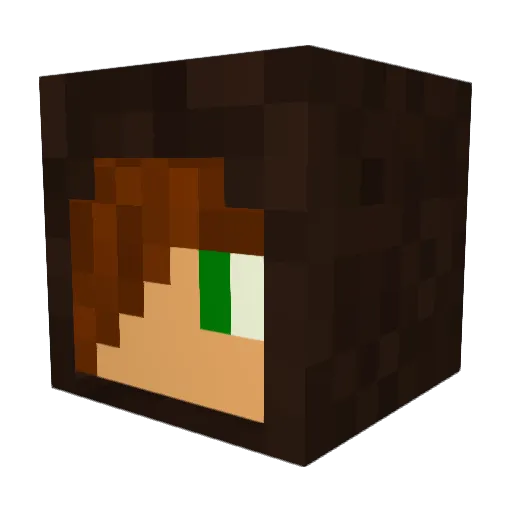 SZWEYOO Minecraft avatar head, 3D render
