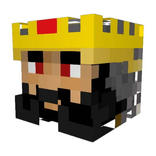 SZ_El_Pepito Minecraft avatar head, 3D render