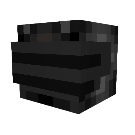 S_1521 Minecraft avatar head, 3D render