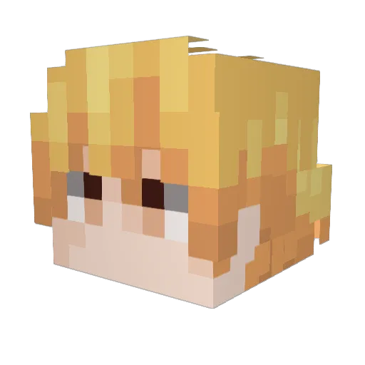 S_C_OT_T Minecraft avatar head, 3D render
