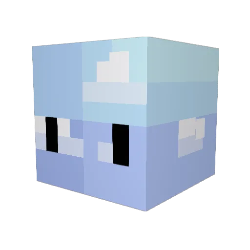 S_Cx Minecraft avatar head, 3D render