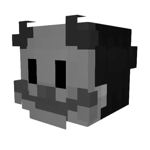 S_GJESET Minecraft avatar head, 3D render