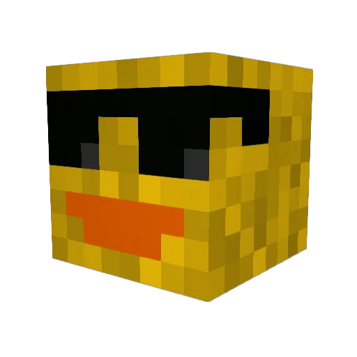 S_H_I_S_A Minecraft avatar head, 3D render