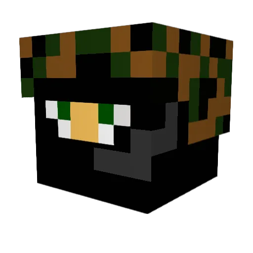 S_I_F_I Minecraft avatar head, 3D render