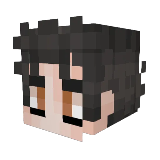 S_Leaf_ Minecraft avatar head, 3D render