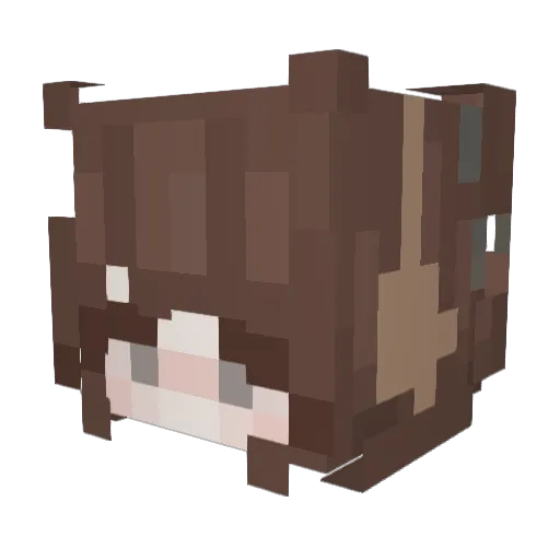 S_Oni25 Minecraft avatar head, 3D render