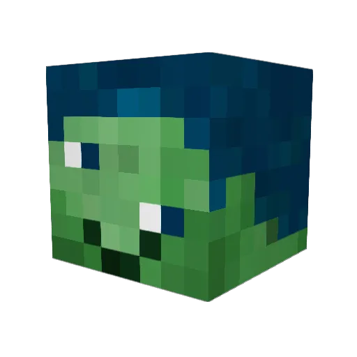 S_PL4T Minecraft avatar head, 3D render