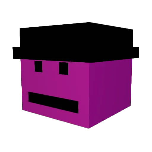 S_P_Y_R_O Minecraft avatar head, 3D render