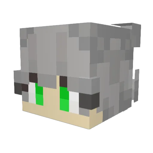 S_Pear48129 Minecraft avatar head, 3D render