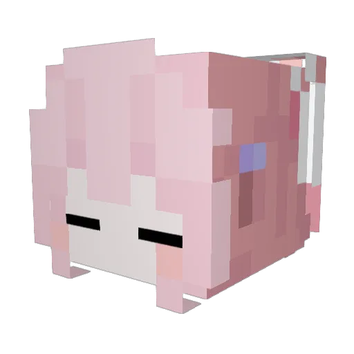 S__63_t Minecraft avatar head, 3D render