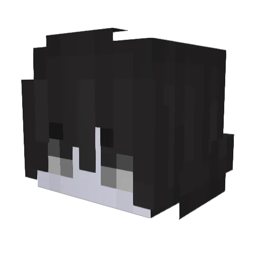 S_am874 Minecraft avatar head, 3D render