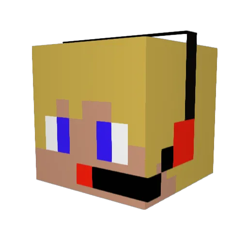 S_ceed15 Minecraft avatar head, 3D render