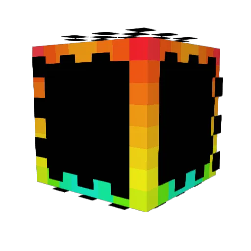 S_sch06 Minecraft avatar head, 3D render