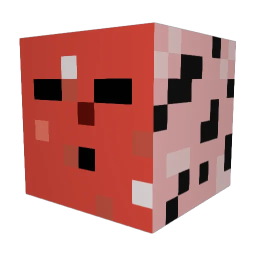 Sa1iami Minecraft avatar head, 3D render
