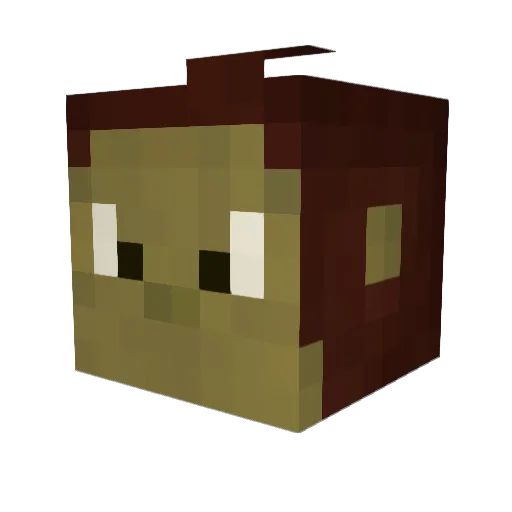 SaBell7 Minecraft avatar head, 3D render