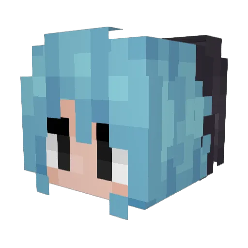 SaKKarah28 Minecraft avatar head, 3D render