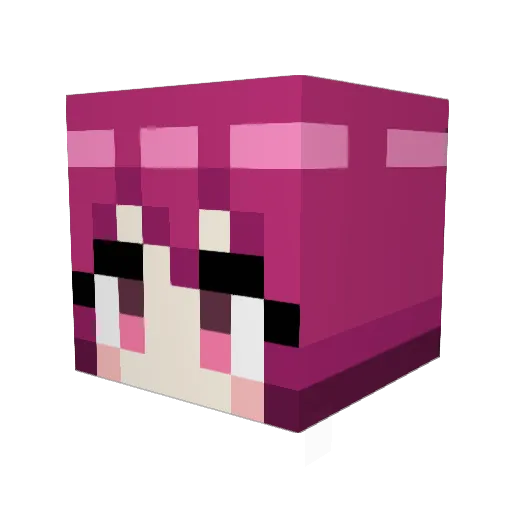 SaKU394 Minecraft avatar head, 3D render